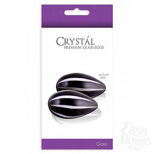���������� 2  ����������� ������ Crystal Glass Eggs 