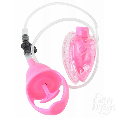 ���������� 3  ��������� ����� � ��������� FF Mini Pussy Pump Pink 323311PD