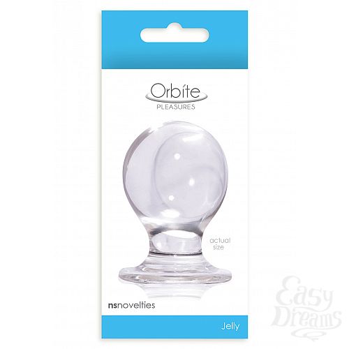 Фотография 4  Анальная пробка Orbite Large , Прозрачный