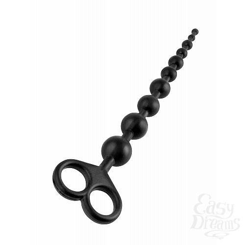 ���������� 3  �������� ������� Anal Fantasy Collection Boyfriend Beads Black 465123PD