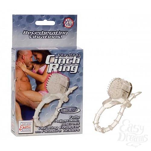 ���������� 2  ����� �� ������������ ������� Vibrating Cinch Ring - Clear