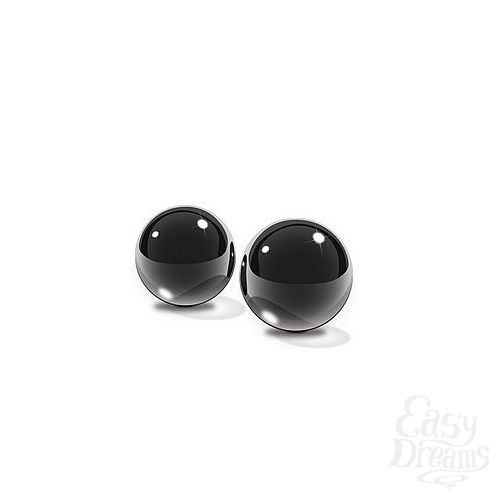 ���������� 2  ����������� ������ Small Black Glass Ben-Wa Balls �� ������ ������