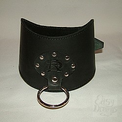 Ошейник фигурный черный без подкладки P283b Ошейник фигурный черный без подкладки P283b