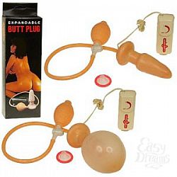 �������� ������  � ��������� BUTT PLUG VIBRATOR WITH PUMP