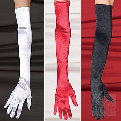 Перчатки атласные черные 1705black OS CQ Перчатки атласные черные 1705black OS CQ