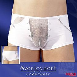 Мужские трусы-шорты со вставкой из сетки Мужские трусы-шорты со вставкой из сетки