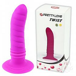  Лиловый анальный стимулятор Pretty Love Twist  - 13,5 см.