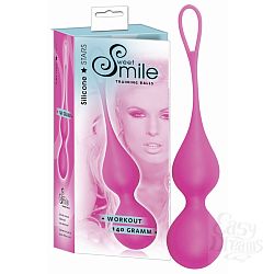 Розовые вагинальные шарики Smile Розовые вагинальные шарики Smile