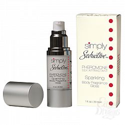 Кремовые мерцающие духи Simply с феромонами - 30 мл.  Кремовые мерцающие духи Simply с феромонами - 30 мл.