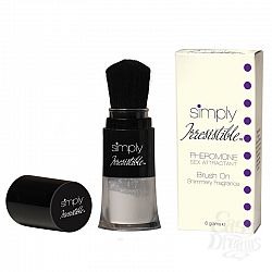 Мерцающие сухие духи-пудра Simply Irresistible с феромонами - 6 гр.  Мерцающие сухие духи-пудра Simply Irresistible с феромонами - 6 гр.