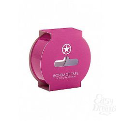 Розовая лента Non Sticky Bondage Tape - 17,5 м. Розовая лента Non Sticky Bondage Tape - 17,5 м.