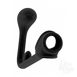 Анальная пробка с эрекционным кольцом SONO 3 черная SH-SON003BLK Анальная пробка с эрекционным кольцом SONO 3 черная SH-SON003BLK