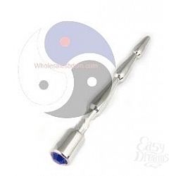  ����������� ���� � ������ � ����� ���������� Rider jewel Plug with blue jewel - 11,6 ��.