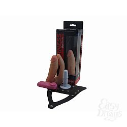 Рельефный страпон, 15 см. Рельефный страпон, 15 см.