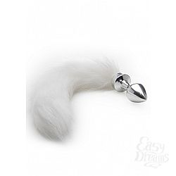  �������� ������ White Tail Buttplug Silver SH-OU134SIL