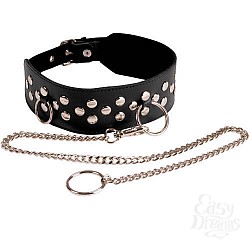 Ошейник кожаный черный Ошейник кожаный черный