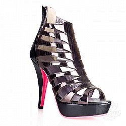 Зеркальные босоножки-гладиаторы MIRROR SHINE HFW-010-41 Зеркальные босоножки-гладиаторы MIRROR SHINE HFW-010-41