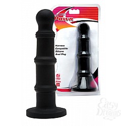 Черный фаллос на подставке ( Dream toys 20328) Черный фаллос на подставке ( Dream toys 20328)