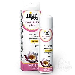 Стимулирующий лубрикант с экстрактом лотоса Pjur MED Warming glide, 100 ml Стимулирующий лубрикант с экстрактом лотоса Pjur MED Warming glide, 100 ml