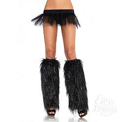 Гетры из искусственного меха , Черный Гетры из искусственного меха , Черный