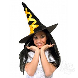 Шляпа ведьмы оранжевый 02418OS Шляпа ведьмы оранжевый 02418OS