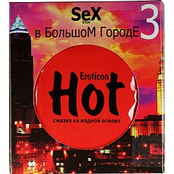 Набор в сувенирной коробке смазки возбуждающей Hot с женьшенем, 3 шт 34004-15 Набор в сувенирной коробке смазки возбуждающей Hot с женьшенем, 3 шт 34004-15