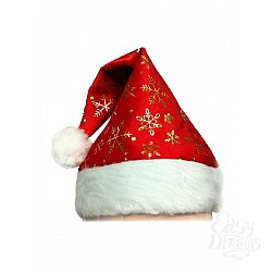 Новогодний колпак Люкс красный 02464 OS Новогодний колпак Люкс красный 02464 OS