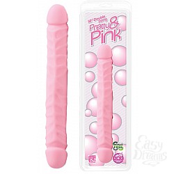 Двухсторонний фаллос PINK & PRETTY розовый  Двухсторонний фаллос PINK & PRETTY розовый