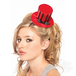 Очаровательная мини-шляпка, OS, Красный Очаровательная мини-шляпка, OS, Красный
