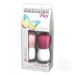  �������� ������ - ����� �� 2  ����������� �������� Masculan Play "�K-Balls" ����� 42� + 58�.