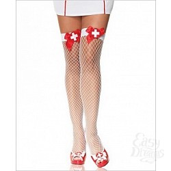 Чулки медсестры в сеточку Чулки медсестры в сеточку